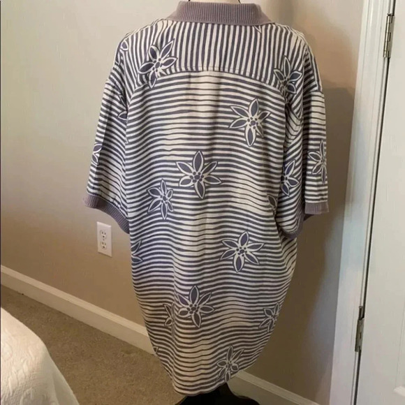 Tommy Bahama 100% Silk Mens Polo Beach Shirt - Picture 2 of 4